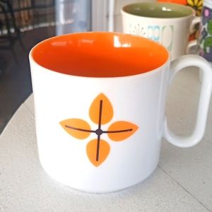 Vintage MCM Geometric Mug